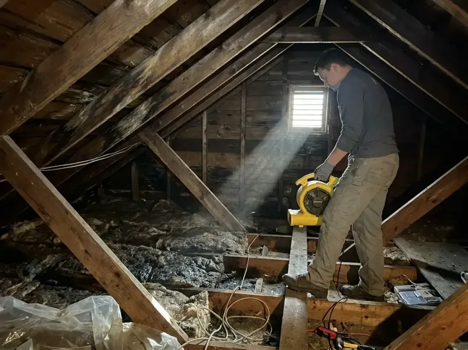 attic-water-damage-drying-proc-007 — frequently asked questions, Emergency Water Extraction & 24/7 Flood Response in Winnsbo…